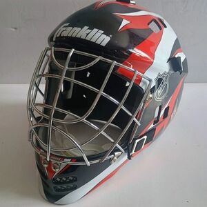 Franklin Sports Full-Size Goalie Mask GFM 100 Red Street Hockey NWOT